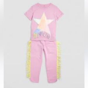Stella McCartney Pink Star Kids Matching Set